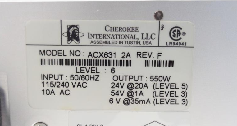 Honeywell Cherokee Power System Assembly - P/N: 51198947100F